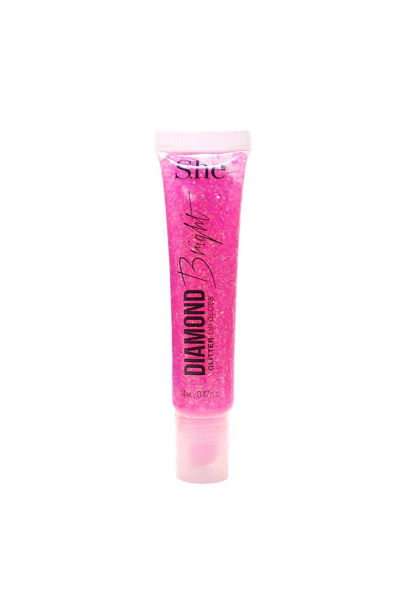 Diamond Bright Glitter Lip Gloss - MAKEUP SHE