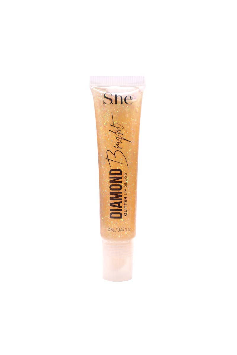 Diamond Bright Glitter Lip Gloss - MAKEUP SHE