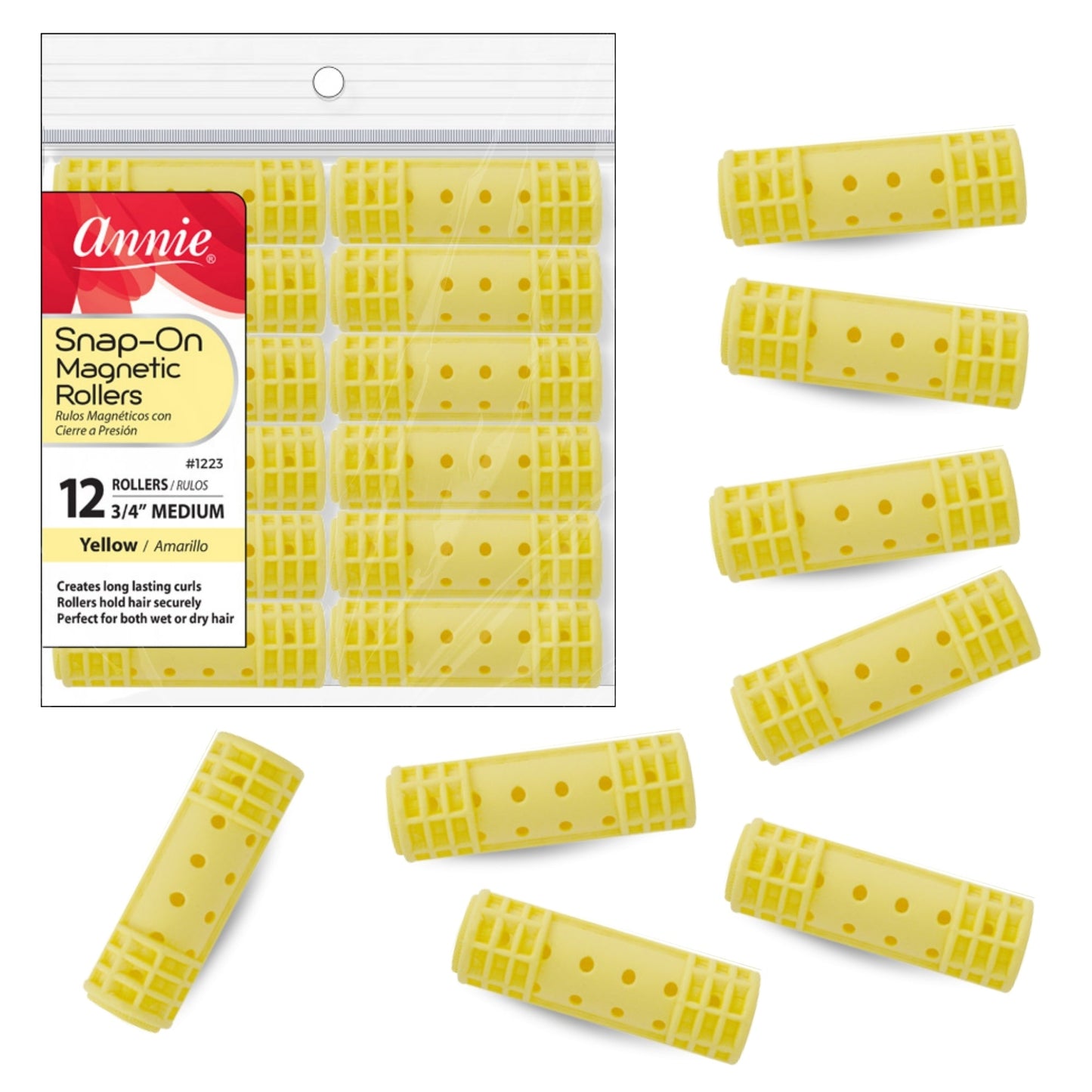 Snap-on Magnetic Hair Rollers
