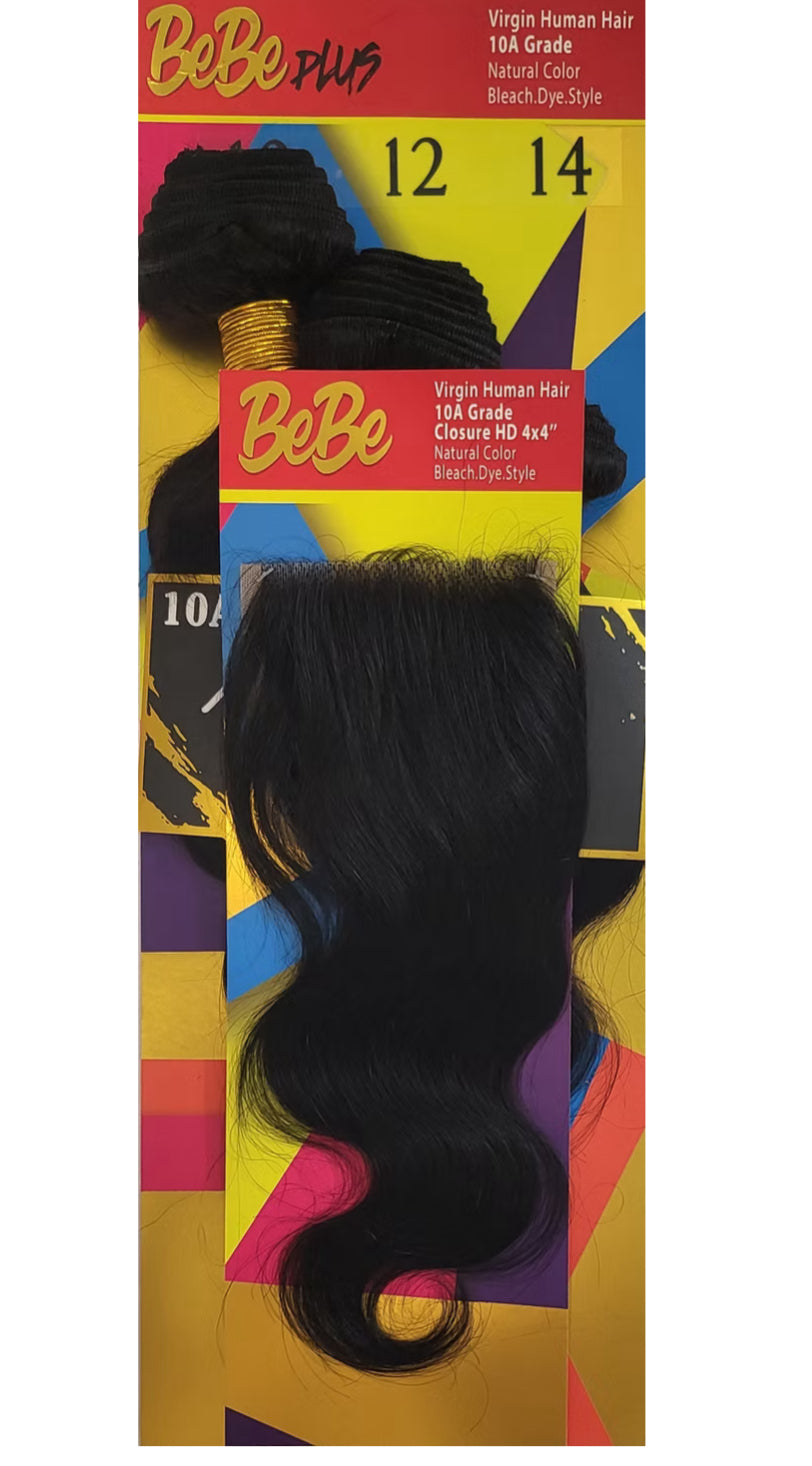 Body Wave bundles & closure - Bebe Hair +