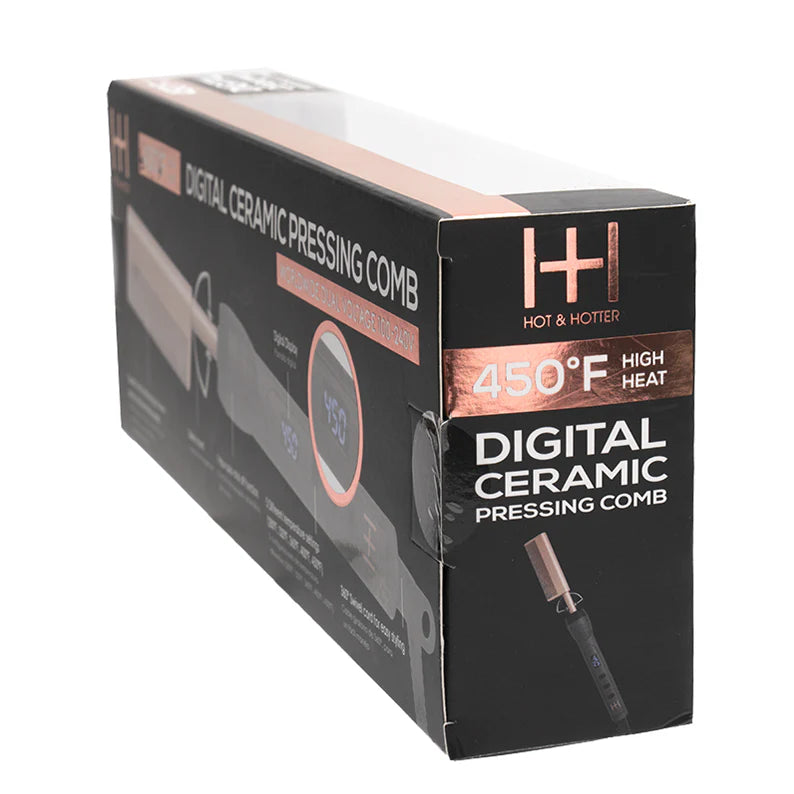 Peigne de pressage numérique en céramique Hot & Hotter