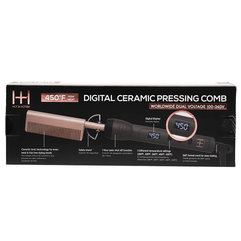 Peigne de pressage numérique en céramique Hot & Hotter