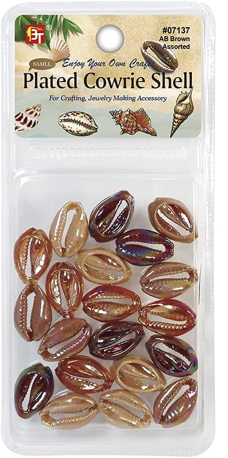 Plated Cowrie Shell small - Beauty Town International