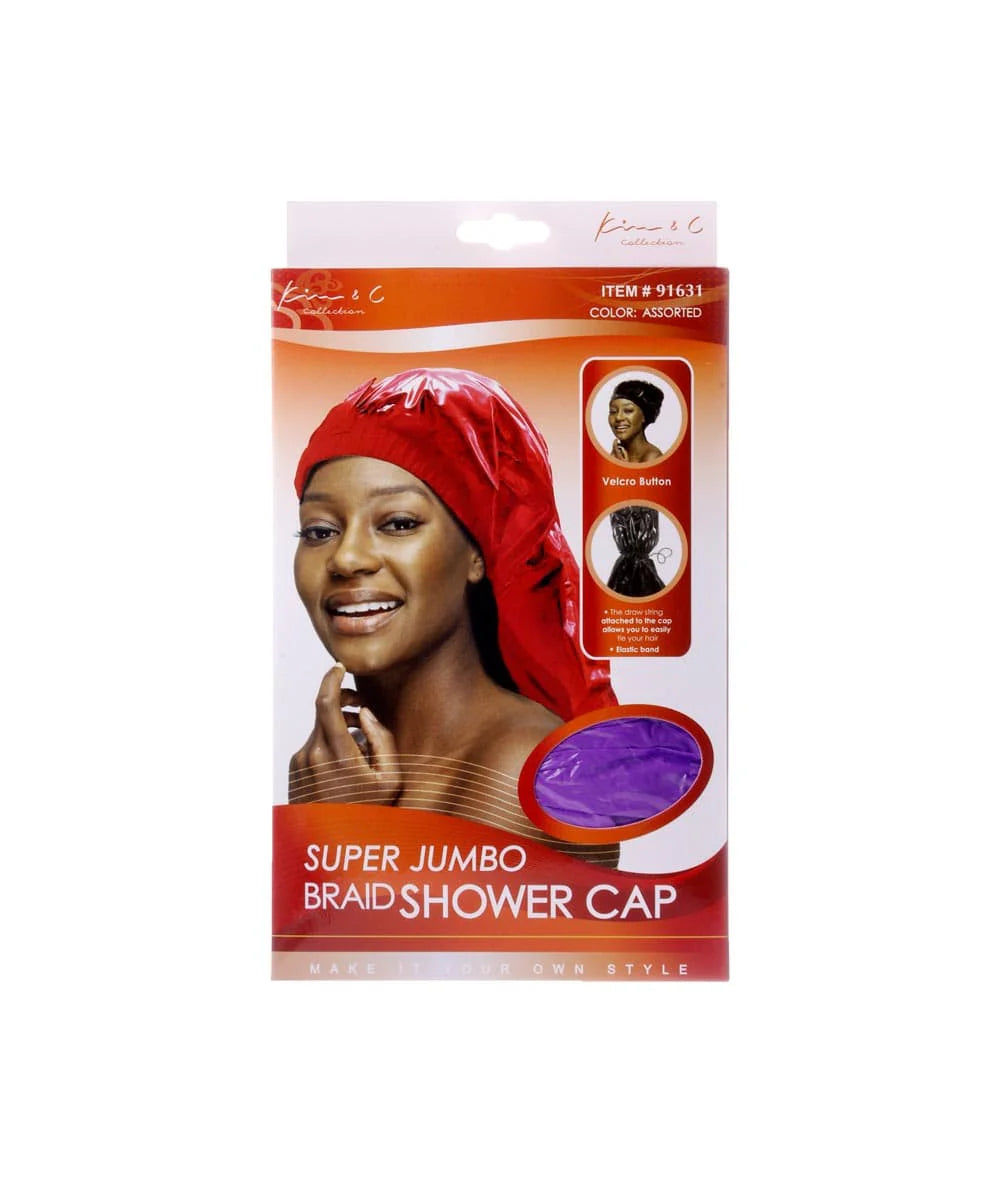 Bonnet de douche tressé super jumbo