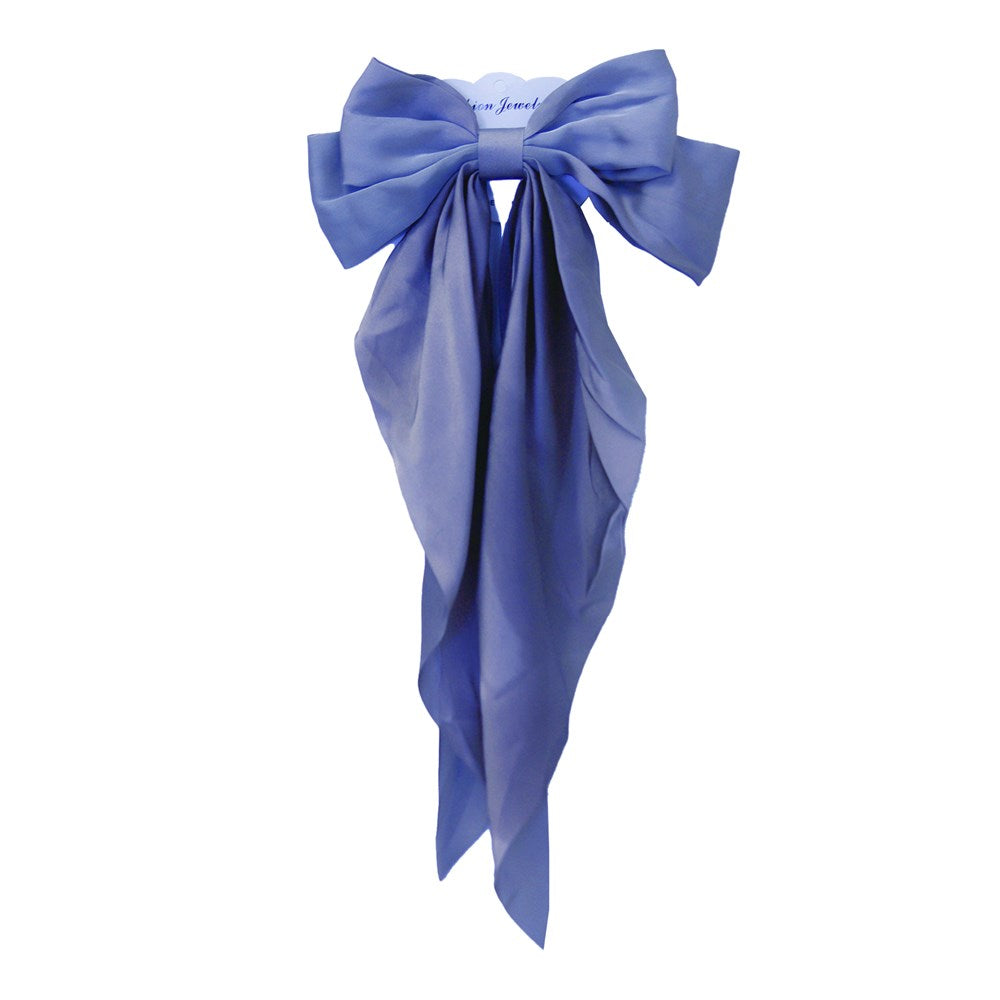 Long tail Satin hair bow