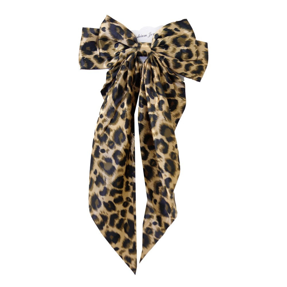 Long tail Satin hair bow