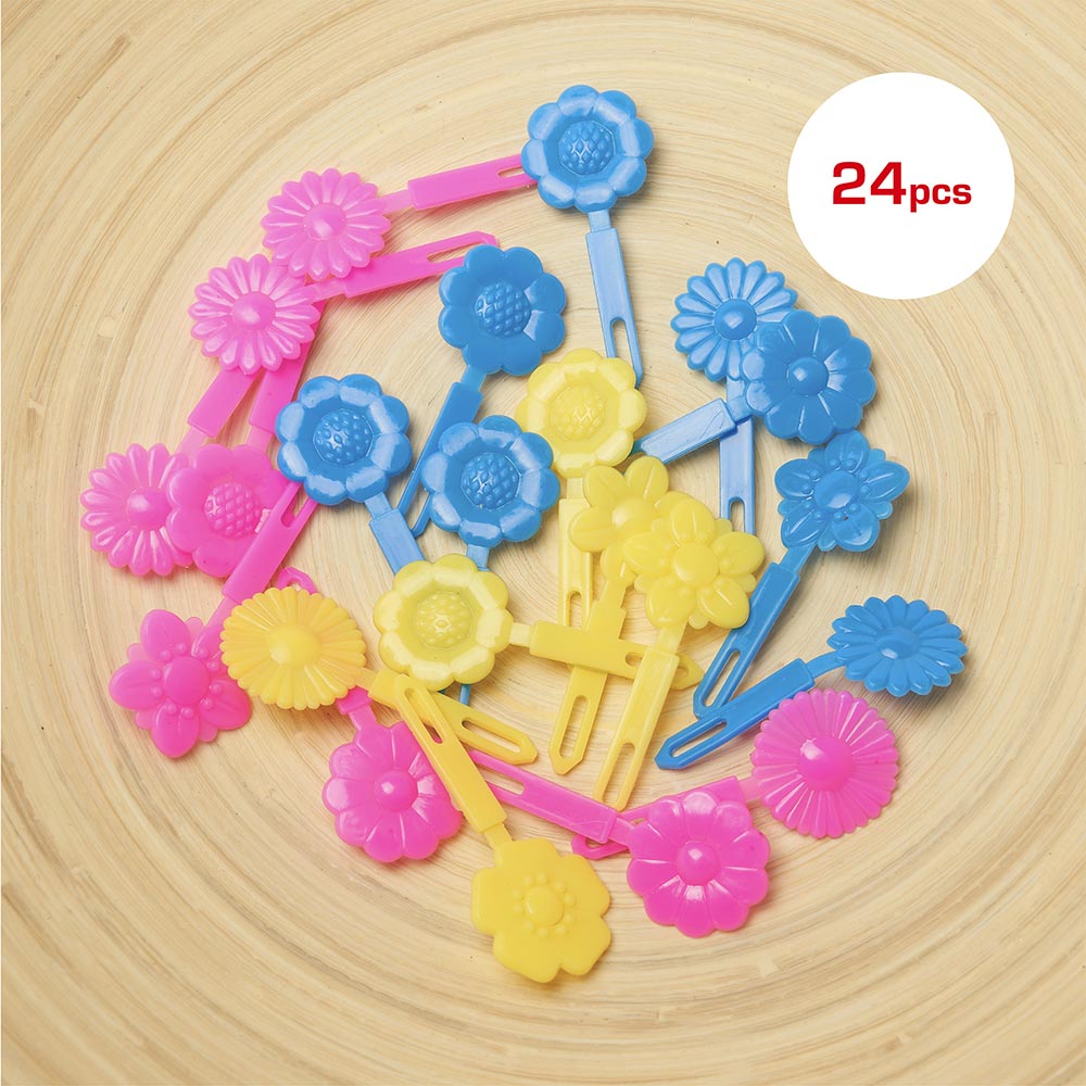 Kids Barrettes - 24 pcs