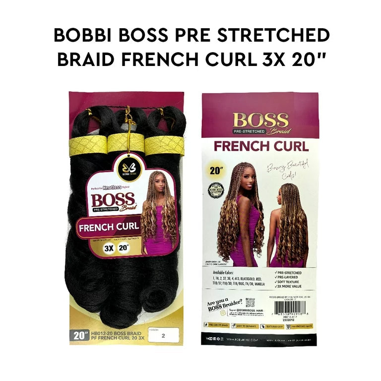 French Curl 3X Pre-Stretched 20" - BOBBI BOSS