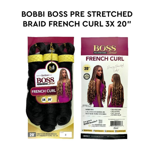 French Curl 3X Pre-Stretched 20" - BOBBI BOSS