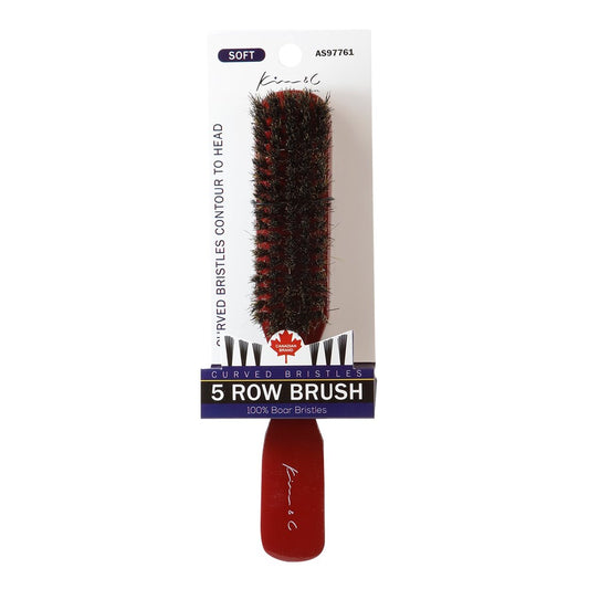5 Row Curved Bristle Brush - KIM & C