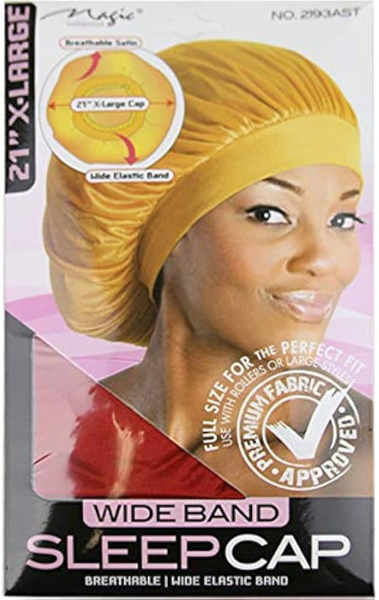 Wide Band Sleep Cap (X-Large)